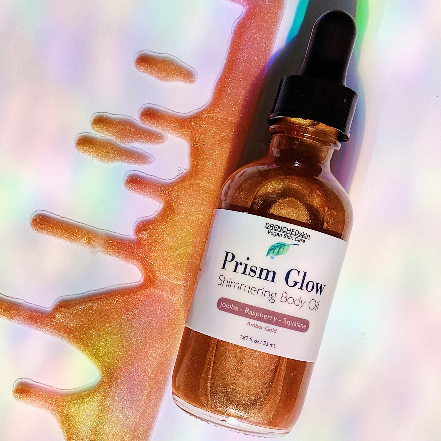 PRISM GLOW Shimmering Body Oil - DRENCHEDskin®