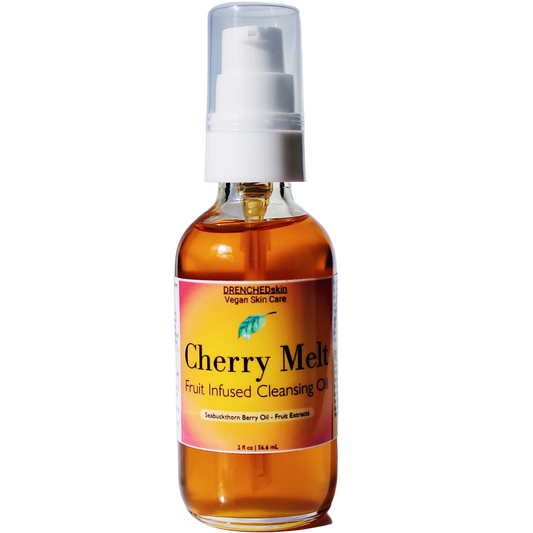 CHERRY MELT Fruit Infused Oil Cleanser - DRENCHEDskin®